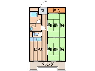 ディアライフ皇后崎の物件間取画像